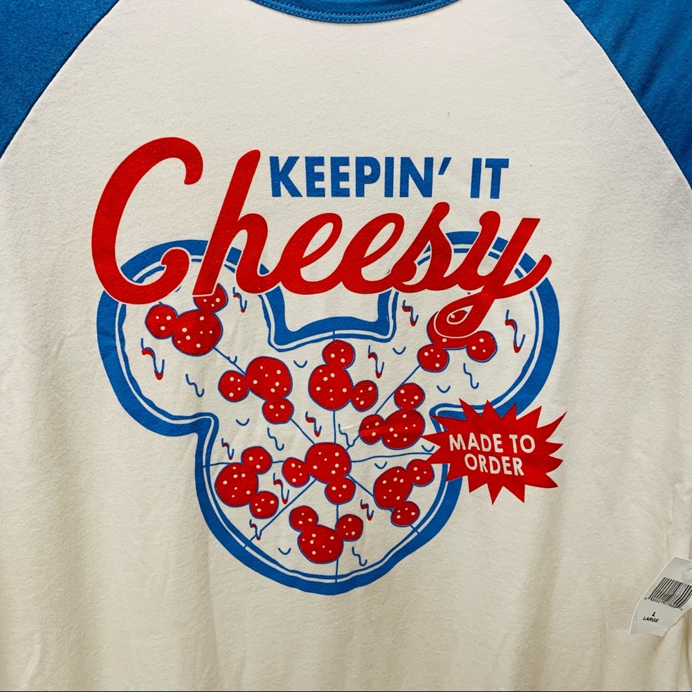 NWT LIMITED EDITION Walt Disney TASTE-D Snacks Mickey Mouse Pizza Shirt L Rare - Picture 12 of 12